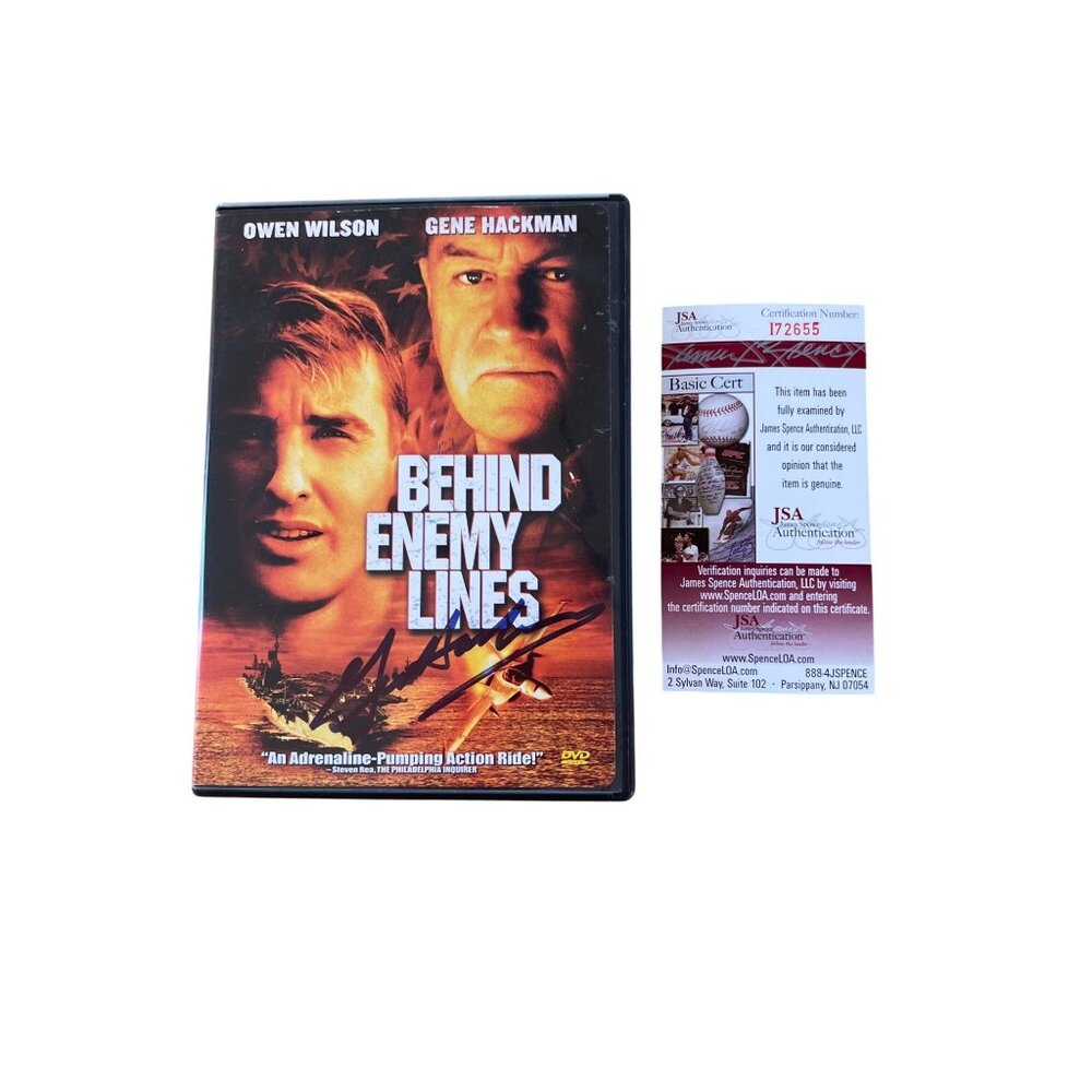 Gene Hackman Signed DVD Behind Enemy Lines JSA COA
